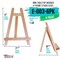 10.5" Small Wooden Tabletop Easel (6 Pack) for Painting and Display Stand - A-Frame Table Top Easel, Canvas Holder